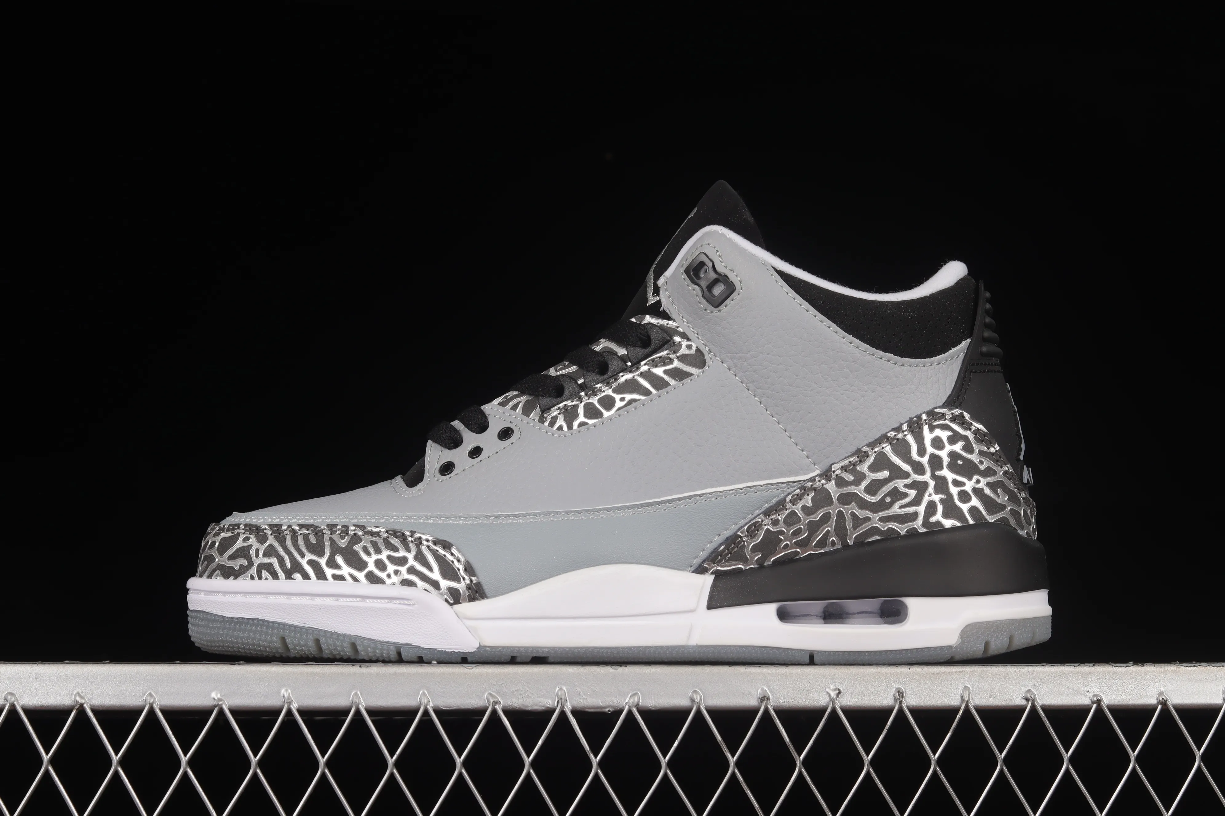 All categories Air Jordan Jordan series basketball shoes Air Jordan 3 Air Jordan 3 "Wolf Grey" AJ3 Joe 3 Wolf Gray 136064-004